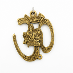Raman Diya – Om Shape Metal Hanging Diya