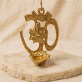 Raman Diya – Om Shape Metal Hanging Diya
