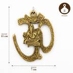 Raman Diya – Om Shape Metal Hanging Diya